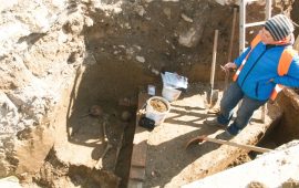 Докато сменят тръби в Силистра: случайно откриха римски гроб на 1700 г