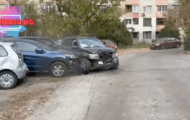 Само в ТВМЕДИА: Пиян помля шест автомобила в София /ВИДЕО/