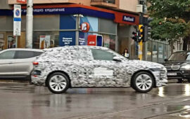 Новото Audi Q5 се разхожда камуфлажно в София (СНИМКИ)